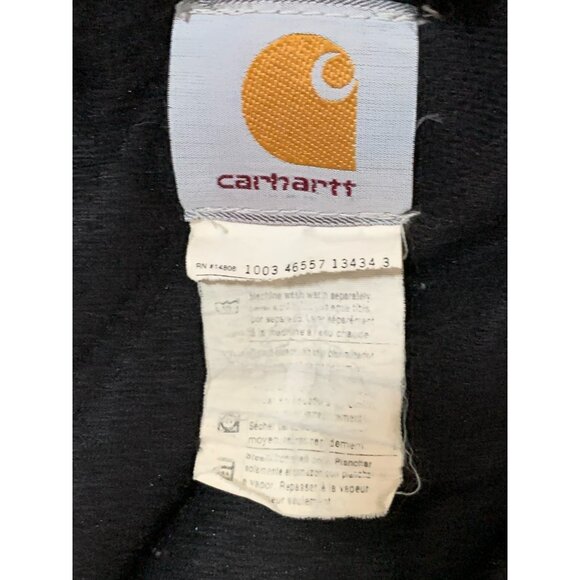Carhartt J14 Mens Work Jacket Green Blanket Lined Sz 2x Chino Rentals vintage - Picture 6 of 6